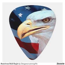 American Bald Eagle Guitar Pick Zazzle Com In 2020 American Bald Eagle Bald Eagle Guitar Pick
