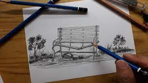 Maybe you would like to learn more about one of these? Cara Menggambar Teknik Menggambar Bangku Taman Rusak Menggunakan Pensil Youtube