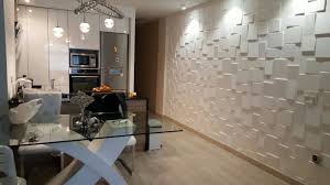 Paneles decorativos de poliuretano de alta densidad para revestimiento de paredes, techos y bóvedas. Cocina Decorada Con Panel 3d Rubik Nos Encanta Panel Decorativo Pared Paneles De Pared Panel