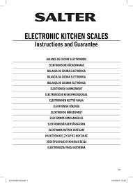Helloi recently brought me kitchen scales salter 1036. Salter Housewares Ib 1015 0610 03 User Manual Manualzz