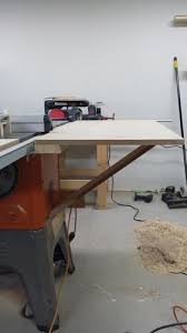 Ridgid R4512 Table Saw 1 My R4512 Setup By Uminded Lumberjocks Com Woodworking Community Diy Table Saw Table Saw Extension Woodworking Table Saw