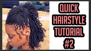 Updated every month, you can see our favorite short hair styles of current month below. Sisterlocks Quick Hairstyle Tutorial 2 Highly Requested Drknlvely Youtube