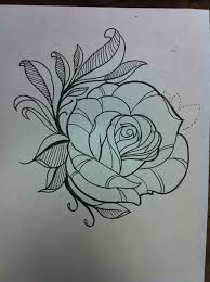 Rose Flower Outlines Tattoo Design Flower Outline Tattoo Best Tattoo Designs Inspirational Tattoos