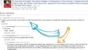 Following many conversations together about next directions and future opportunities, nickelodeon and our we thank dan and his schneider's bakery producers, executives and social media team for their immeasurable contributions to nickelodeon, and we wish them the best in their future endeavors. Reddit User Says Dan Schneider Paid Them 100 To Tickle Feet While Acting As An Extra On A Nickelodeon Show Harassmentscandals