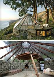 Modern Yurt Pretty Cool Love The Loft But Not So Much A Fan Of The Transparent Roof Erdhaus Architektur Haus