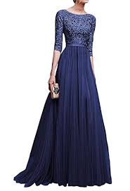 E' un abito premaman splendido da portare a una cerimonia o ad un party, con i capelli raccolti, i tacchi alti e i vostri gioielli; Minetom Donna Chiffon Vestito Lungo Abito Da Cerimonia Elegante Vestiti Da Matrimonio Lunghi Vestito Formale Banchetto Sera Blu It 50