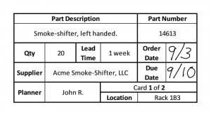 900+ kanban card making ideas kanban, card making, cards. Kanban Card Manage Inventory By Using A Kanban System