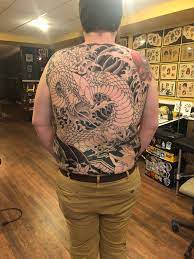 All shop info is written below, as well as our artist's schedules. Progress On My Back From Fran Massino At Stay Humble Tattoo In Baltimore Md Tattoos