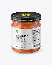 Download Apricot Jam Glass Jar Mockup Front View High Angle Shot In Jar Mockups On Yellow Images Object Mockups PSD Mockup Templates