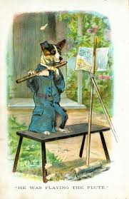 Mother Hubbard And Her Dog Musical Art Music Art Dog Art