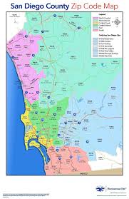 San Diego Zip Codes Map Zip Code Map San Diego California Map