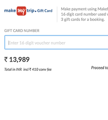 This offer is valid only for online confirmed bookings. Makemytrip Gift Vouchers 10x Reward Points 5 Cashback Hdfc Smartbuy