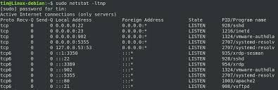 Many of the command flags contained in this article are the same when you run the lsof and ss. Debian Find Out Which Port Number A Process Is Listening On