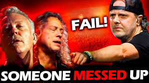 LARA ULRICH REACTION WHEN SOMEONE MESSES UP LIVE #METALLICA