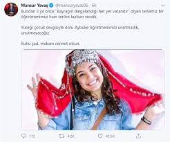 Bugün saldırının üzerinden 3 yıl geçti. Mansur Yavas Tan Aybuke Yalcin Paylasimi