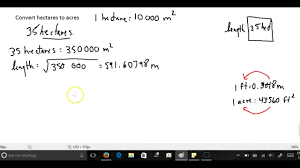You are on page 1of 2. Convert Hectares To Acres Youtube