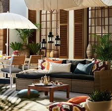 Solleron 3 Seat Modular Sofa Outdoor With Footstool Brown Hallo Black Ikea In 2020 Ikea Outdoor Outdoor Lounge Furniture Modular Sofa