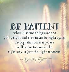 Patience Is The Mother Of Virtues Iyanla Vanzant Quotes Be Patient Quotes Inspirational Quotes