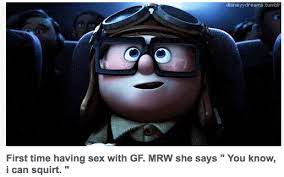 14 Disney Gifs Made Completely Inappropriate With A Single Caption Pixar Characters Pixar Movies Pixar