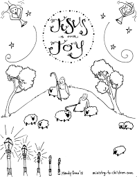 Check spelling or type a new query. Shepherds In The Fields Coloring Sheet Ministry To Children