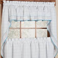 teal kitchen swag curtains wayfair
