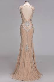 Nan Mermaid V Neck Floor Length Sleeveless Sequins Prom Dresses Www Babyonlinewholesale Com Crystal Prom Dress 1920s Prom Dress Prom Dresses Gatsby