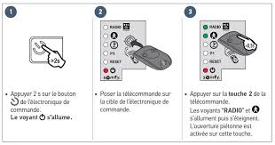 La catégorie de télécommande somfy regroupe un ensemble de solutions afin d'équiper les maisons de systèmes motorisés, pour faciliter le quotidien des occupants. Programmer Ouverture Pieton Sur Telecommande Avec Reponse S