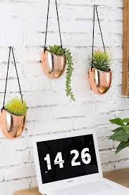Get creative with hanging basket projects for all skill levels, plus find the best plants for your design. Rose Gold Hanging Planters Hanging Planters House Plants Hanging Hanging Plants Indoor