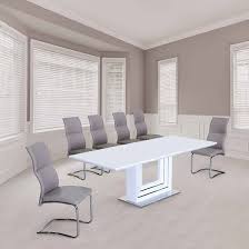 The Palma Extending White High Gloss Dining Table Brings Unique Contemporary Style To Any Dining Space Mesas De Comedor Decoraciones De Casa Decoracion De Unas