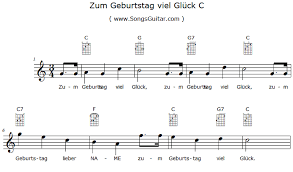 Zum Geburtstag Viel Gluck In C Geburtstagslied Mit Text Akkorden Und Playback Zum Geburtstag V Zum Geburtstag Viel Gluck Geburtstag Lieder Geburtstagslieder