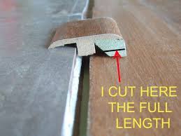 Modifying Laminate Transitions To Fit Transition Flooring Flooring Transitional Decor