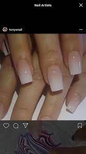 I Have These Ombre Nails And I Love Them Fake Nails Square Acrylic Nails Gel Nails
