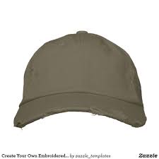 Create Your Own Embroidered Hat Zazzle Com Embroidered Hats Embroidered How To Wash Hats