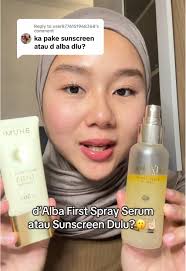 Tips Skincare: d’Alba First Spray Serum dan Sunscreen
