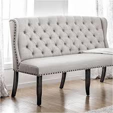 Keep everything organized with our dining room storage options, including buffets, sideboards, and credenzas—and top off good times with one of our gorgeous bar cabinets. Cm3324bk Bnl Furniture Of America 3 Seater Loveseat Bench Ivory