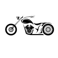 Illustration Of Vector Silhouette Of Classic Motorcycle Vector Motorcycle Icon Vector Art Clipart And Motorcycle Icon Classic Motorcycles Motorcycle Drawing