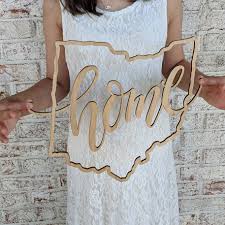 823 likes · 1 talking about this. Home Sign Ohio Shaped Wall Art 3d Cut Home Sign In Shape Of Ohio Woodword Design Studio