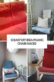 13 Easy And Fast Diy Ikea Poang Chair Hacks Shelterness Ikea Poang Chair Ikea Diy Diy Rocking Chair