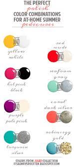 The most popular nail polish colors trending for summer 2021, including bright summer colors and the top nail color shades that are in for toes and dark skin right now. It S Always Ruetten Summer Pedicure Colors Tips Nail Color Combinations Summer Pedicure Colors Pedicure Colors