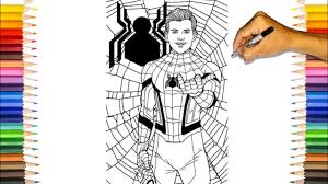 This color book was added on 2019 01 16 in spiderman coloring page and was printed 589 times by kids and adults. Spider Man Homecoming Coloring Book Recoloring Special Spider Man Homecoming Coloring Pages Youtube