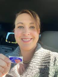 Proud to say I voted for Harris