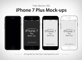 Download Free Vector Flat Official Apple Iphone 7 Plus Mock Up In Ai Eps Format Iphone 7 Plus Iphone Iphone 7