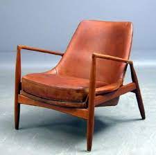 Old collection of armchairs, chairs and sofas. Danish Seal Chair Modern Leather Chair Danish Furniture Retro Furniture
