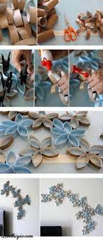 Diy Toilet Paper Rolls Wall Decor Diy Crafts Craft Ideas Easy Crafts Diy Ideas Diy Idea Diy Home Diy Vase Easy Diy Fo Crafts Diy Home Decor Projects Diy Crafts