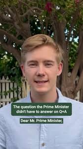 Despite being shortlisted, Nehan didn't have a chance for his question to  be answered by the Prime Minister