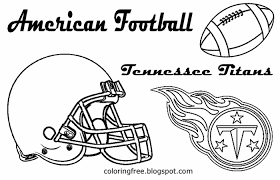Tennessee football with cursive tracing font coloring page that you can customize and print for kids. Tennessee Titans Football Coloring Pages