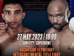 Jayson Vayson vs. Jackson Chauke For IBF Regional Belt in South Africa