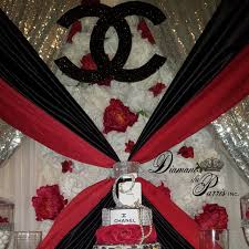 Free shipping on orders over $25 shipped by amazon. Chanel Inspired Party Ideas Red Silver And Black Themed Classy And Fabulous Diamant Du Parris Inc Trendy Party Dresses Chanel Inspired Party Super Party