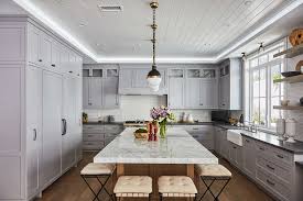 Check spelling or type a new query. Gray Kitchen Cabinets With Black Marble Countertops Transitional Kitchen