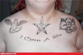 This is a very controversial topic that often comes up among christians is whether or not they should get tatoos or ink on their body. Well You Got This Tattoo So We Already Know That Ugliest Tattoos Funny Tattoos Bad Tattoos Horrible Tattoos Tattoo Fail